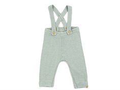 Lil Atelier jadeite knit overalls